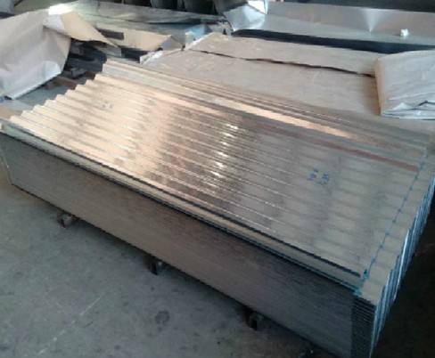 Corrugated steel plates