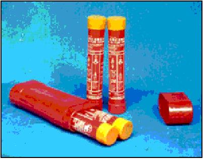 Red light parachute flare